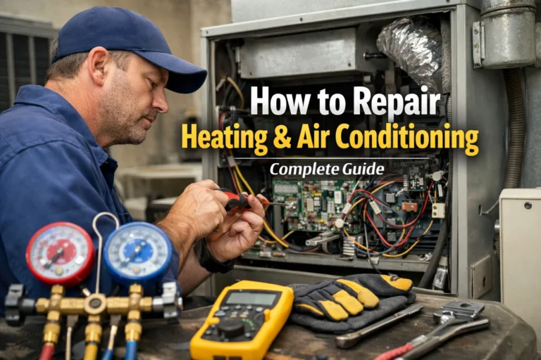 how to repair heating and air conditioning