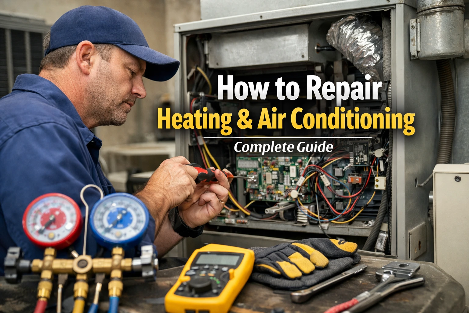 how to repair heating and air conditioning
